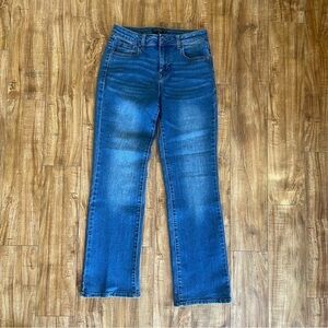 DAILY THREAD Women’s Petite Blue Straight Fit High Rise Jeans Pants Size 4P